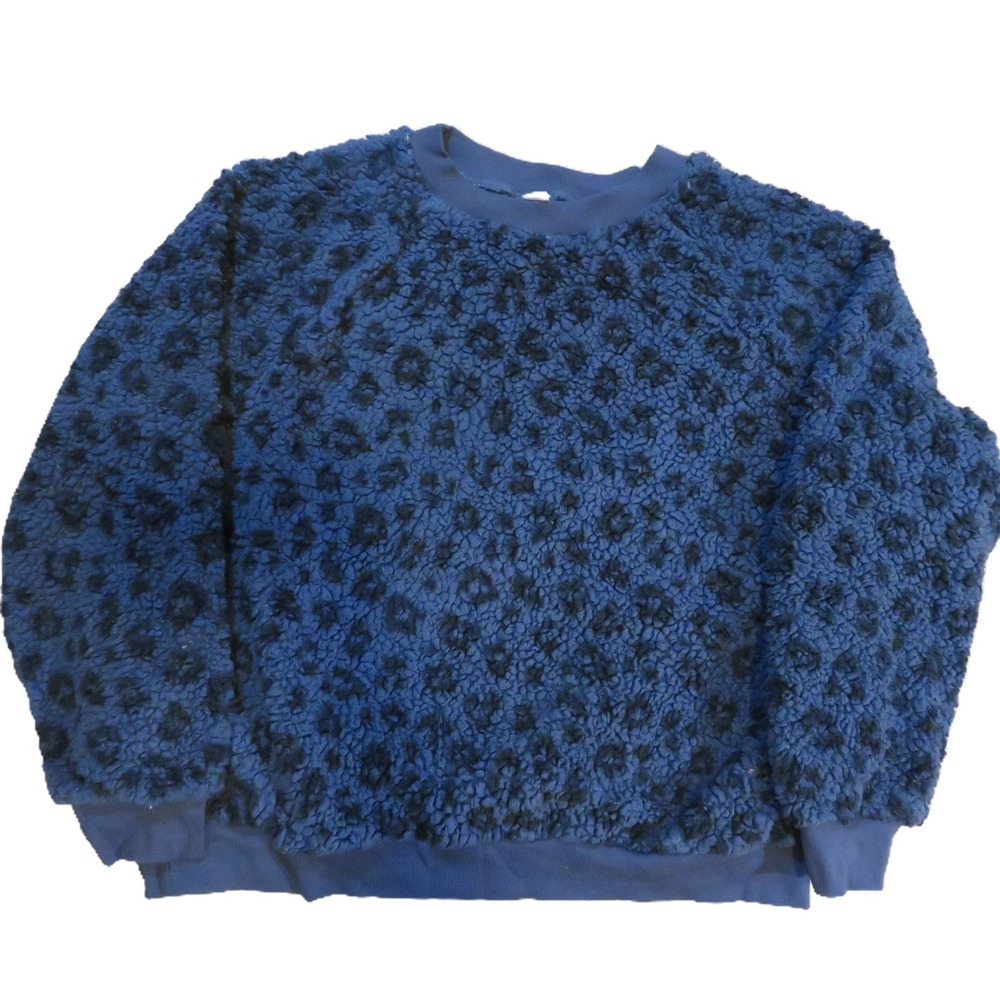 Old‎ Navy Oversized Vintage Leopard-Print Plus-Size Sweatshirt